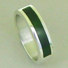 greenstone nz ring silver zealand mens rings pounamu stg stone